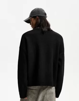 Jacquard boxy-fit sweater