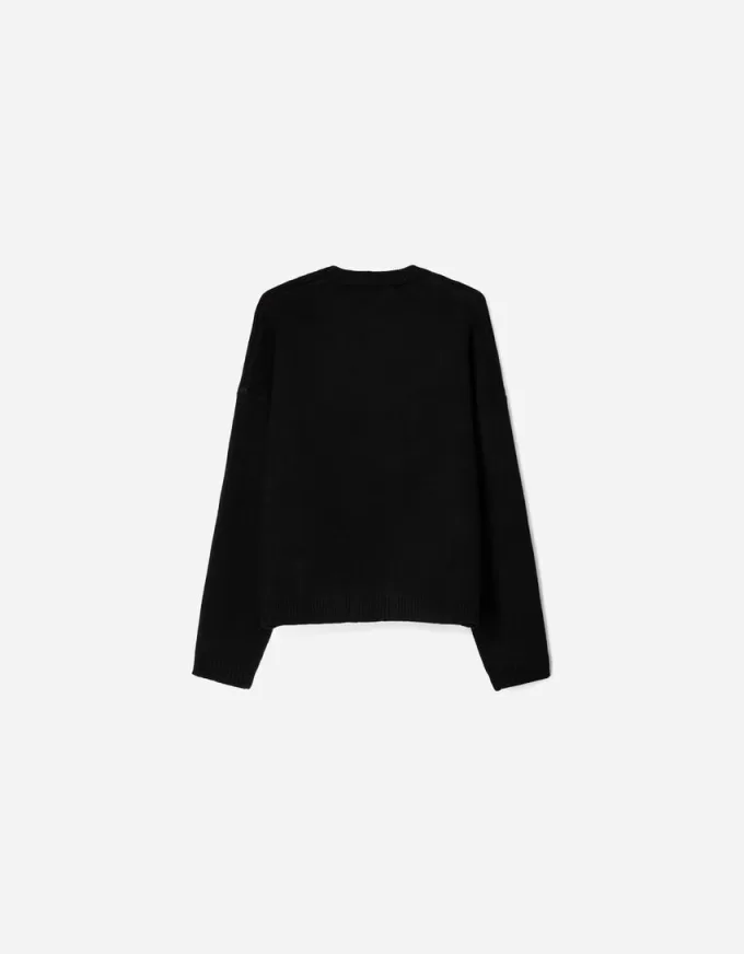 Jacquard boxy-fit sweater Jacquard boxy-fit sweater