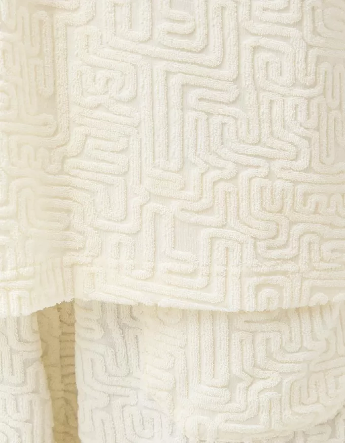 Jacquard terrycloth Bermuda shorts Jacquard terrycloth Bermuda shorts