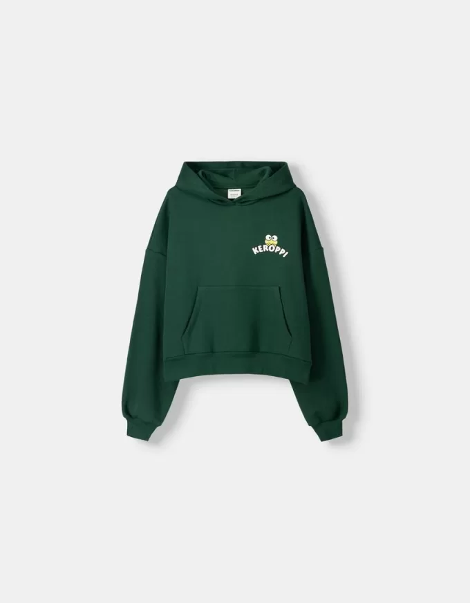 Kerokerokeroppi hooded sweatshirt
