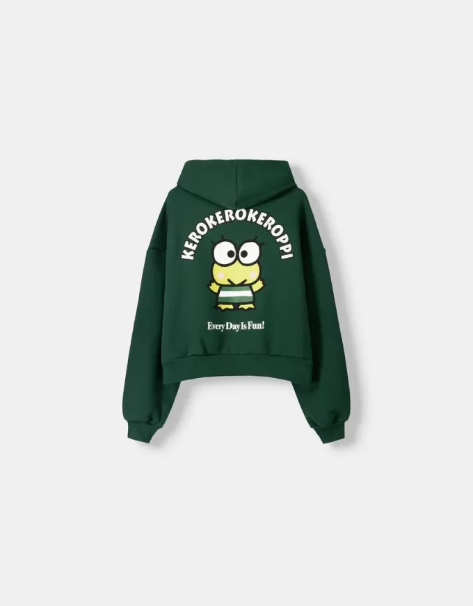 Kerokerokeroppi hooded sweatshirt