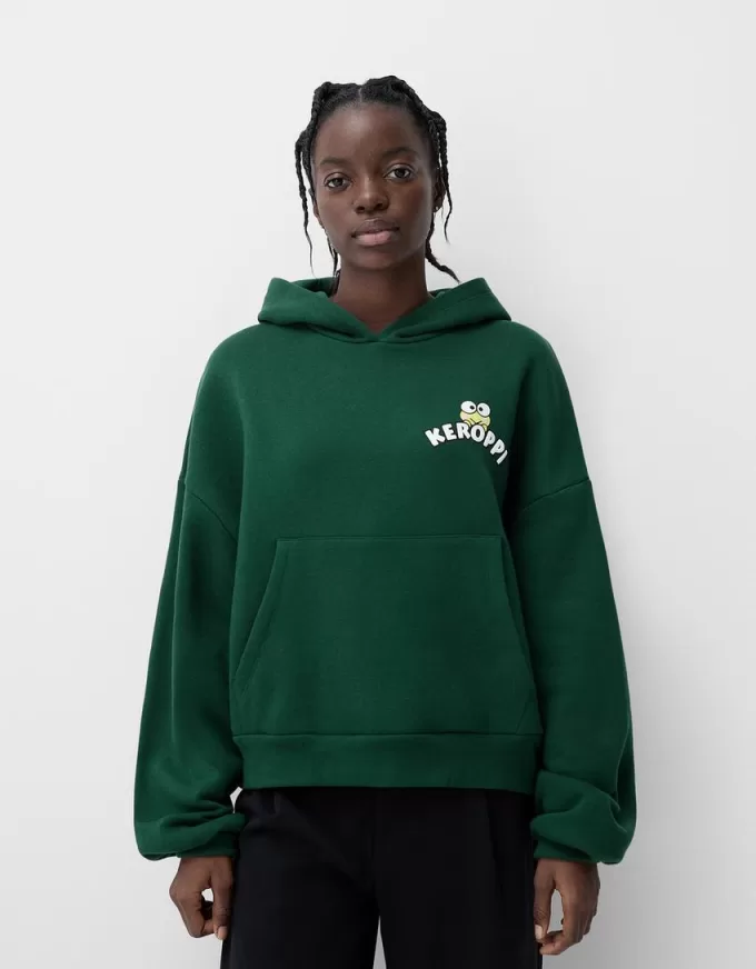 Kerokerokeroppi hooded sweatshirt