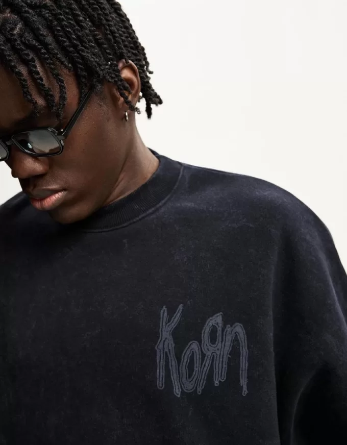 Korn crew neck sweatshirt