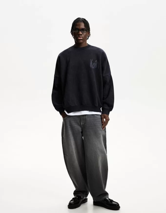 Korn crew neck sweatshirt