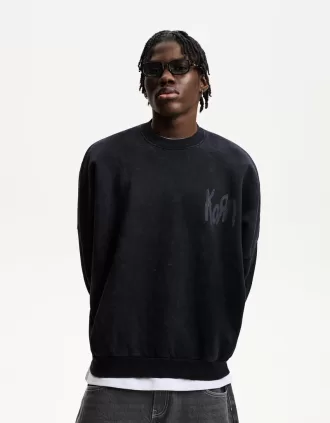 Korn crew neck sweatshirt