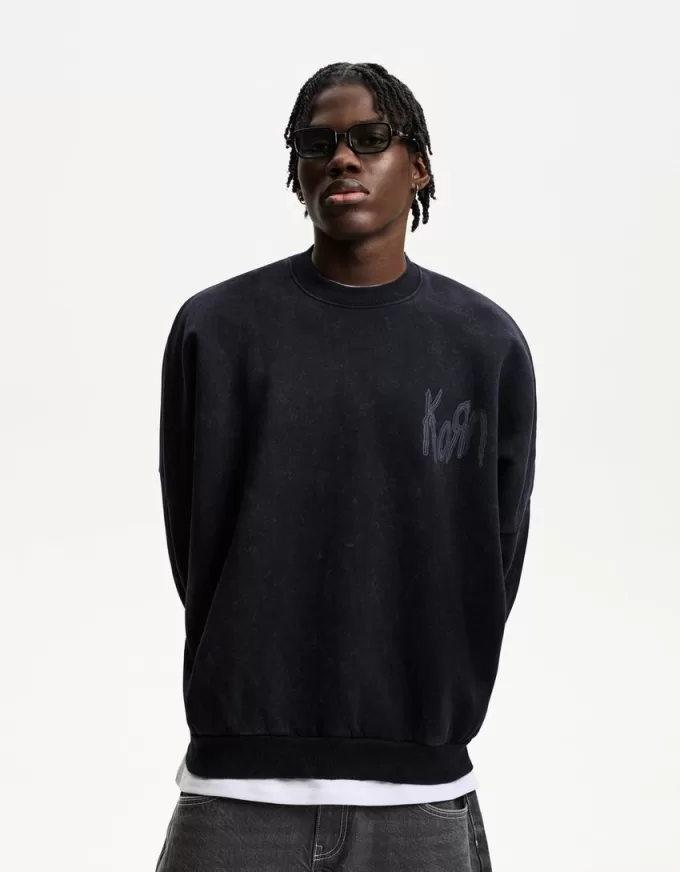 Korn crew neck sweatshirt