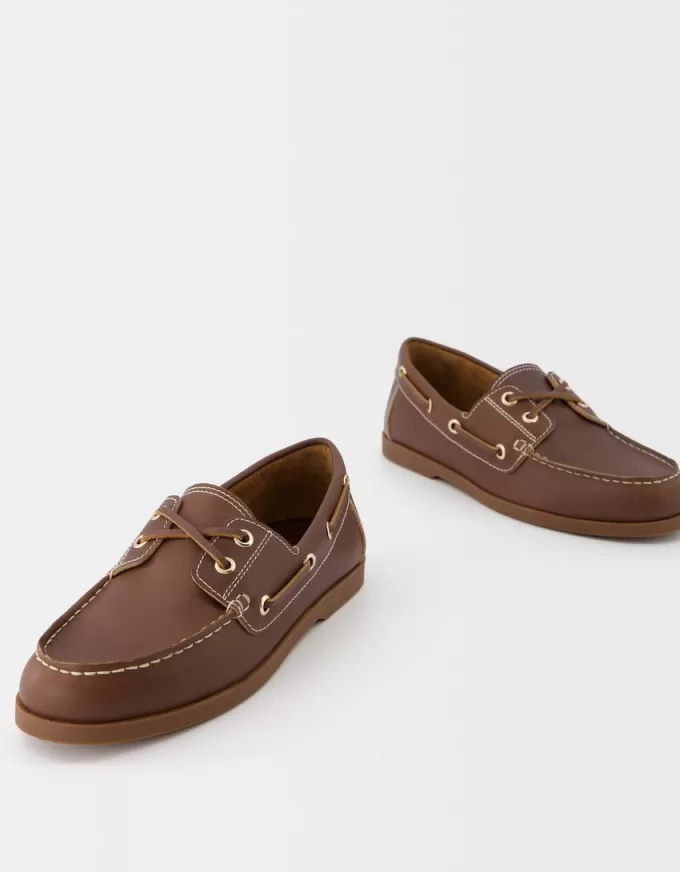 LEATHER deck shoes LEATHER deck shoes