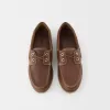 LEATHER deck shoes