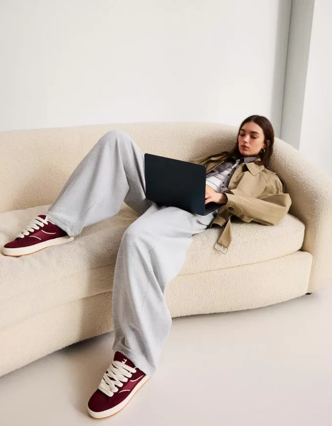 LEATHER skater sneakers LEATHER skater sneakers