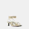 Lace-up kitten-heel sandals Lace-up kitten-heel sandals