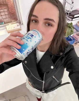 Leather effect biker jacket