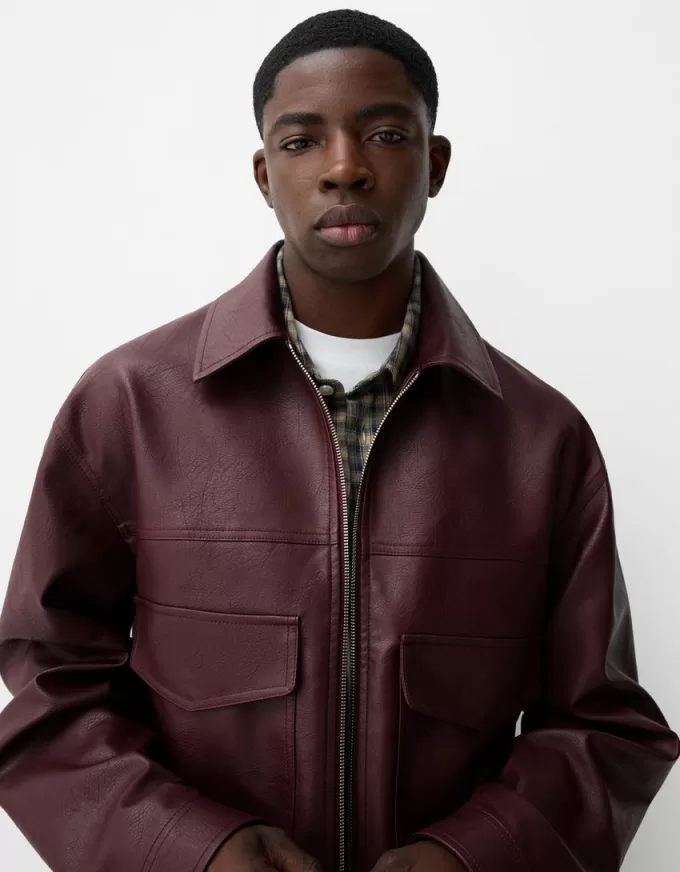 Leather effect jacket Leather effect jacket