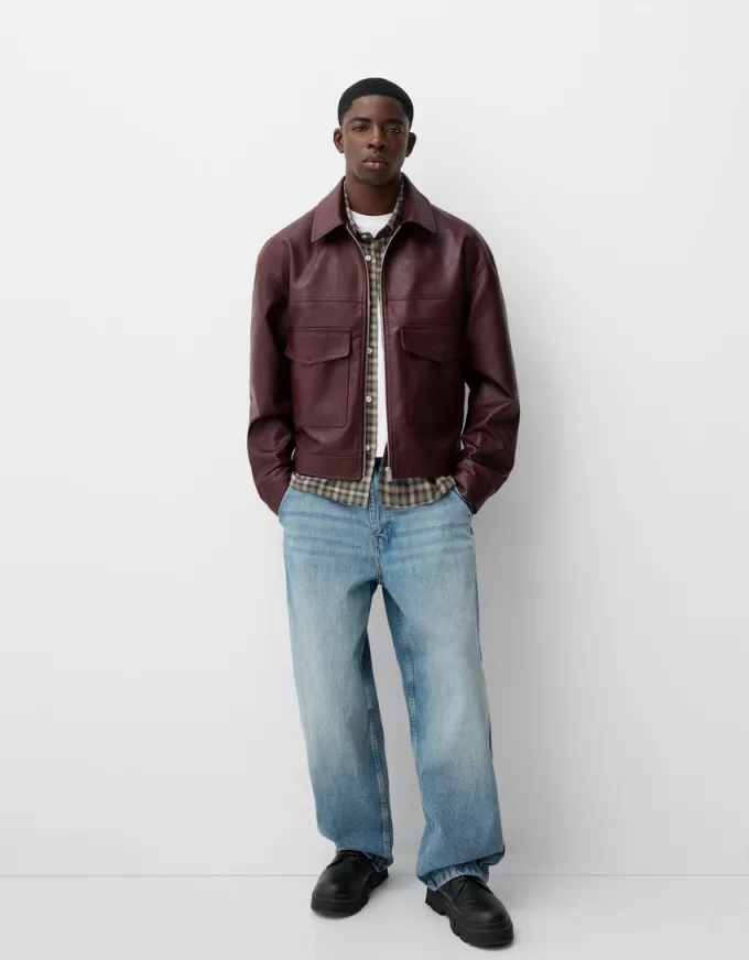 Leather effect jacket Leather effect jacket