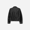 Leather effect jacket