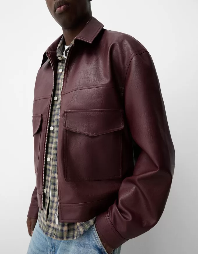 Leather effect jacket Leather effect jacket