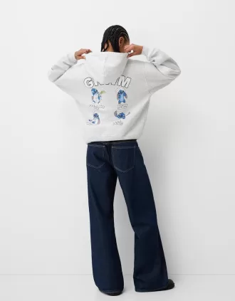 Lilo & Stitch print hooded sweatshirt