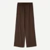 Linen blend pants with an elastic waistband Linen blend pants with an elastic waistband