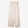 Linen blend pants with an elastic waistband Linen blend pants with an elastic waistband