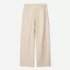Linen blend wide-leg sweatpants Linen blend wide-leg sweatpants
