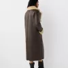 Long double-faced coat