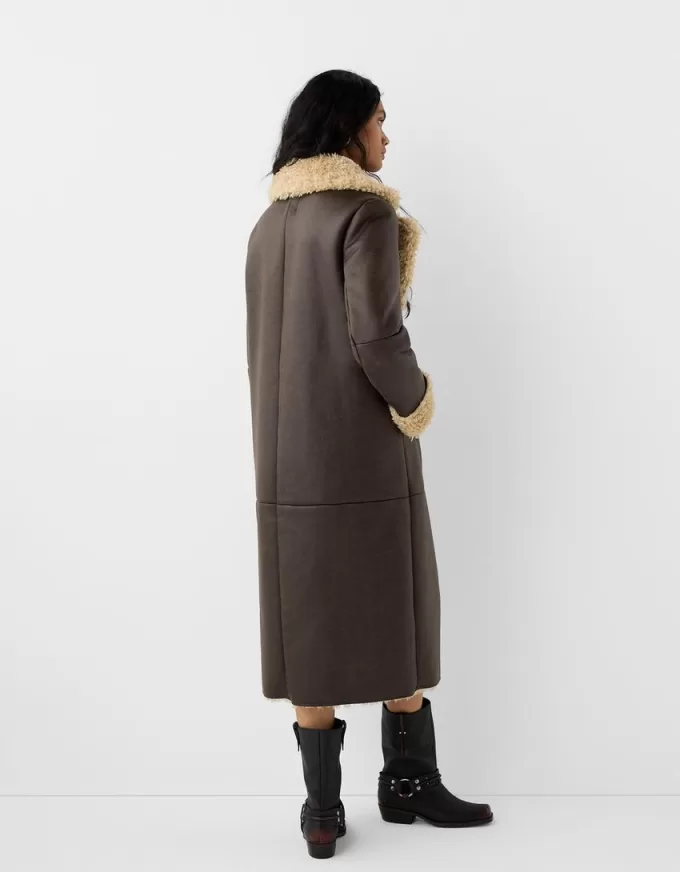 Long double-faced coat