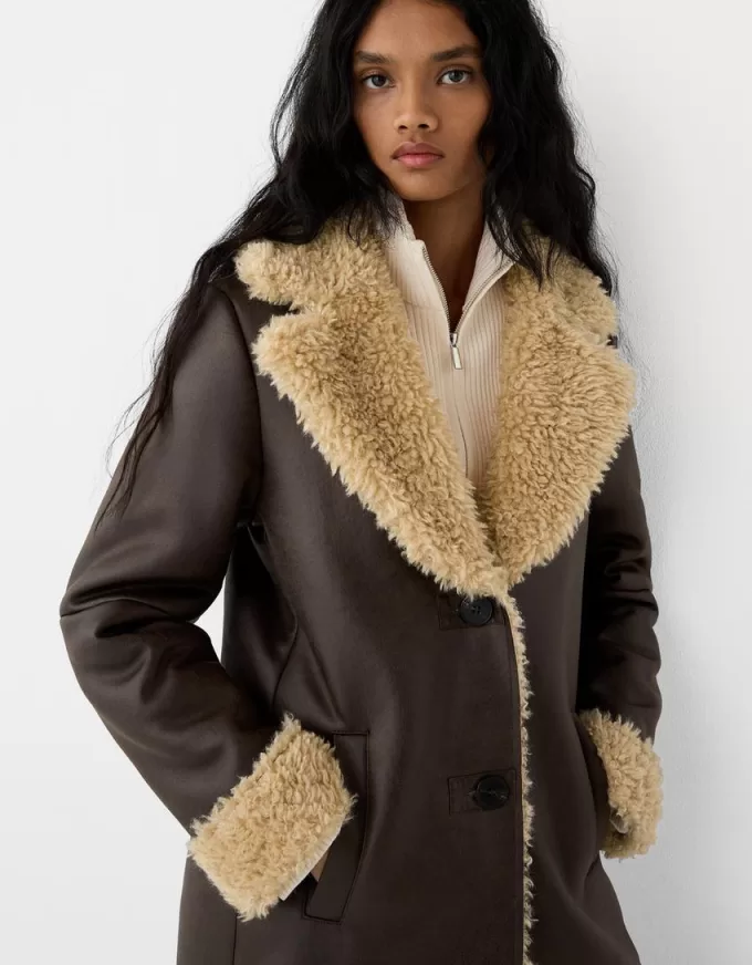 Long double-faced coat