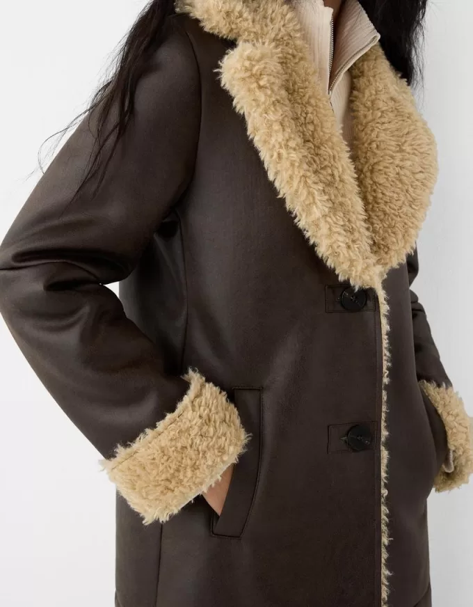 Long double-faced coat