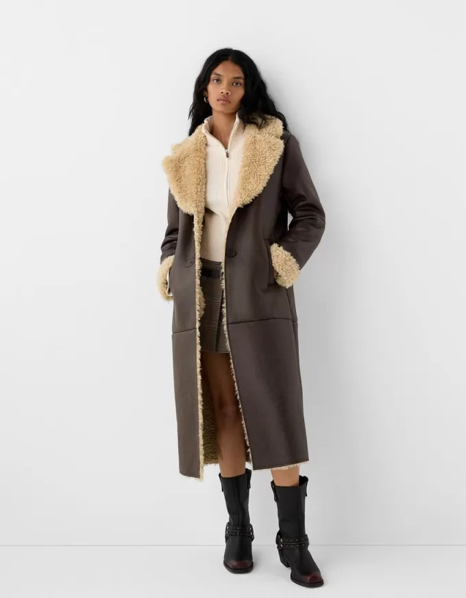 Long double-faced coat