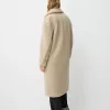 Long faux shearling coat
