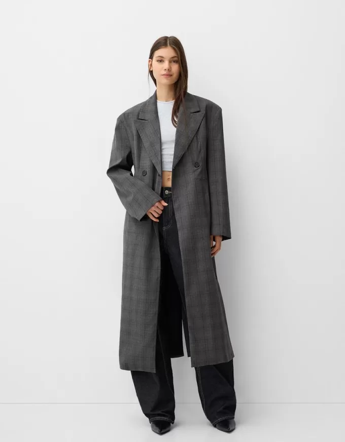 Long oversize coat