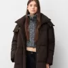 Long puffer coat