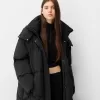 Long puffer coat