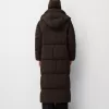 Long puffer coat