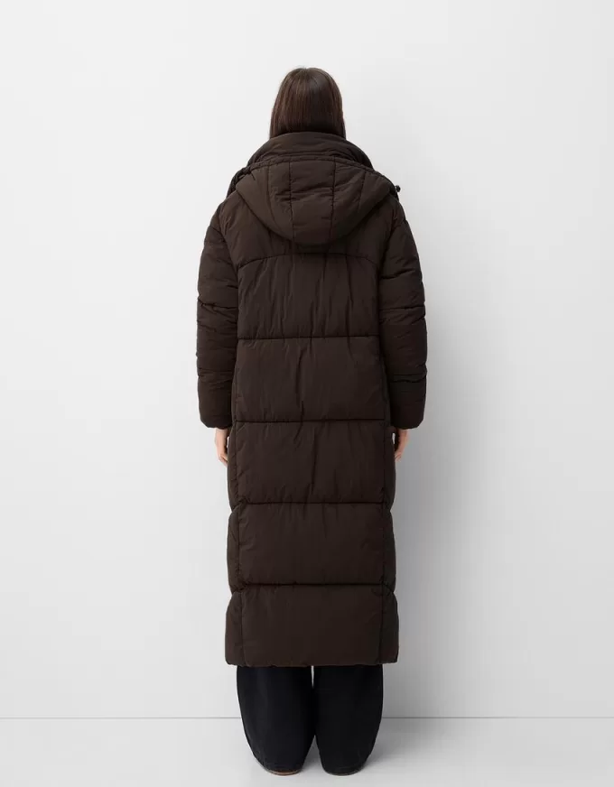 Long puffer coat