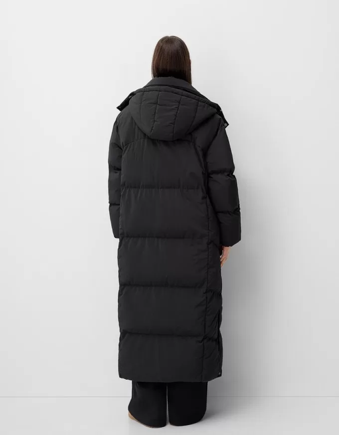 Long puffer coat