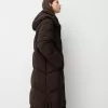 Long puffer coat