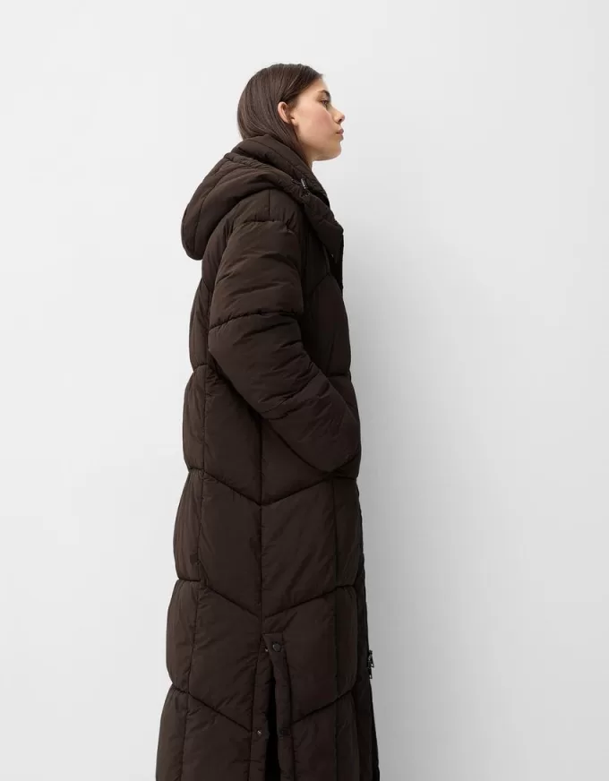 Long puffer coat