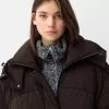 Long puffer coat