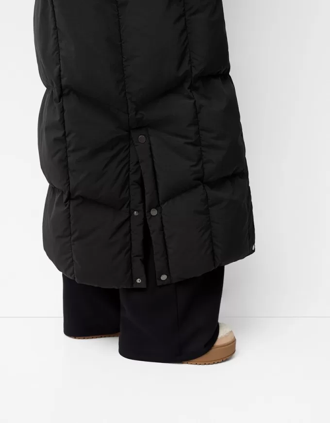 Long puffer coat