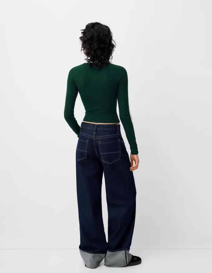 Long sleeve T-shirt with print