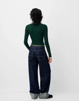 Long sleeve T-shirt with print