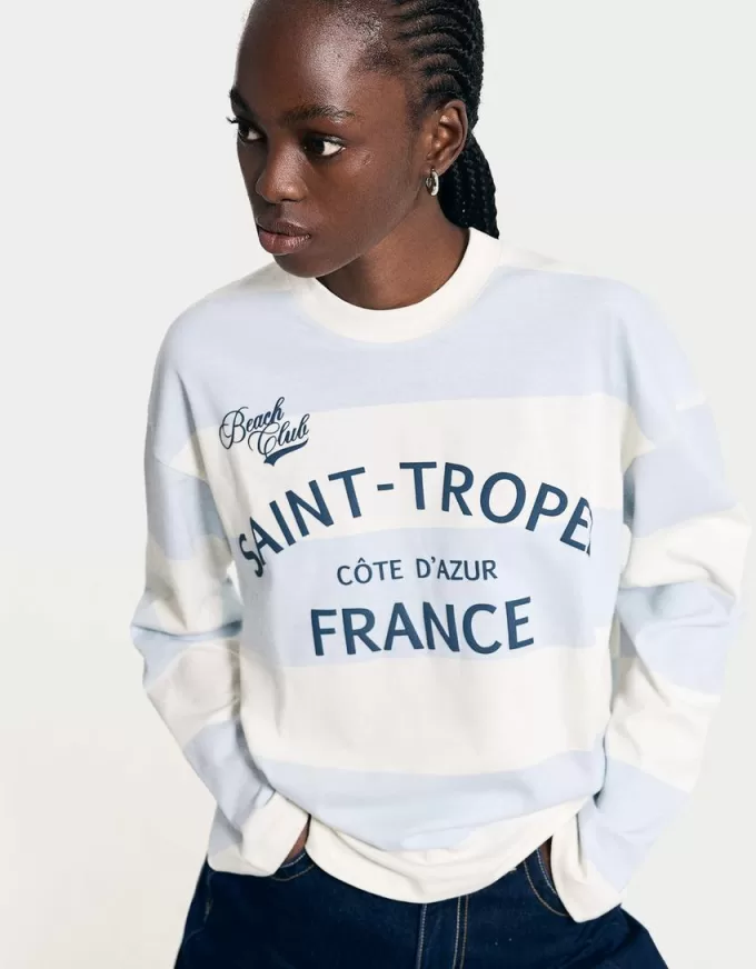 Long sleeve T-shirt with print