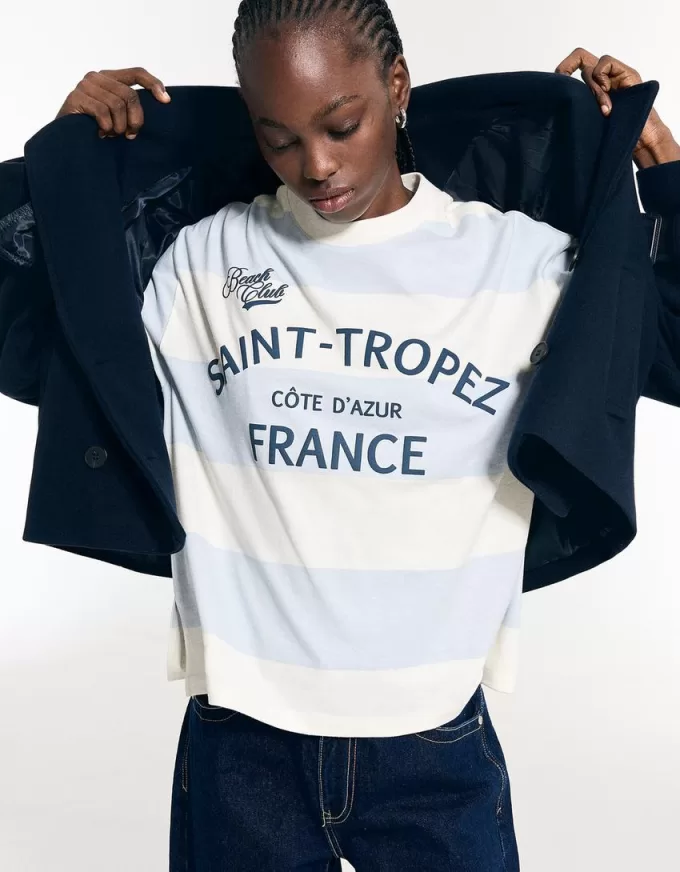 Long sleeve T-shirt with print