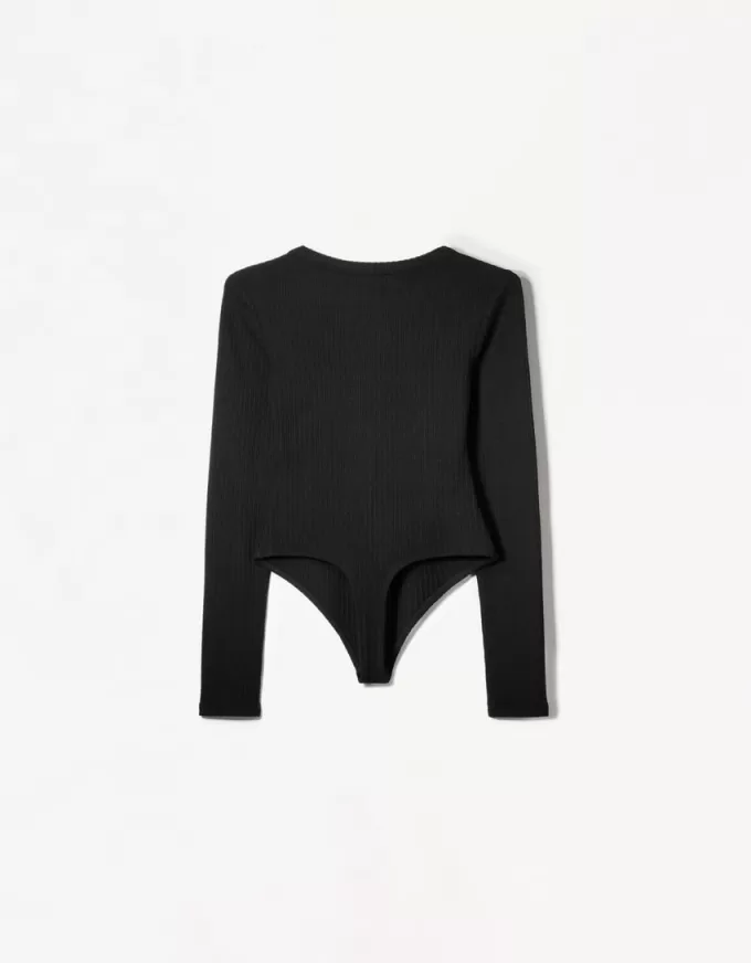 Long sleeve bodysuit with buttons Long sleeve bodysuit with buttons