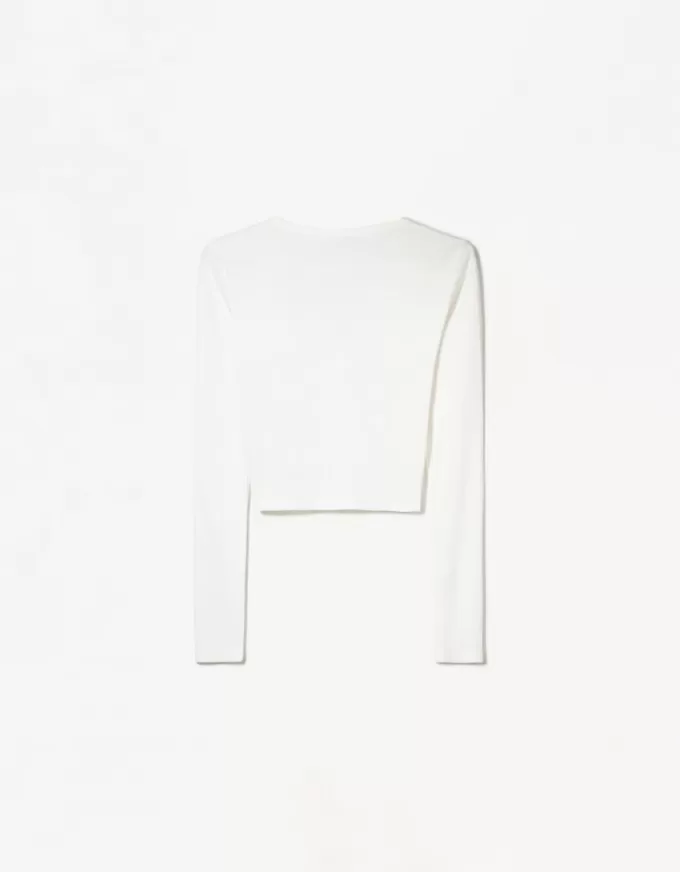 Long sleeve henley T-shirt