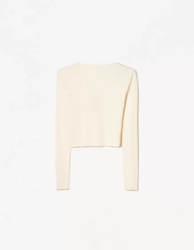 Long sleeve henley T-shirt