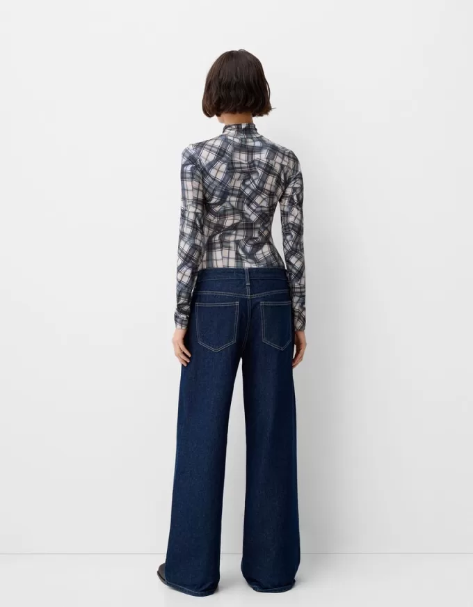 Long sleeve high neck bodysuit