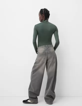 Long sleeve high neck bodysuit