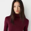 Long sleeve high neck bodysuit