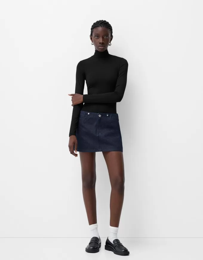 Long sleeve high neck bodysuit